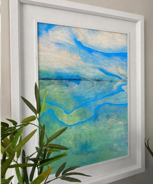 River Severn Inspired Painting