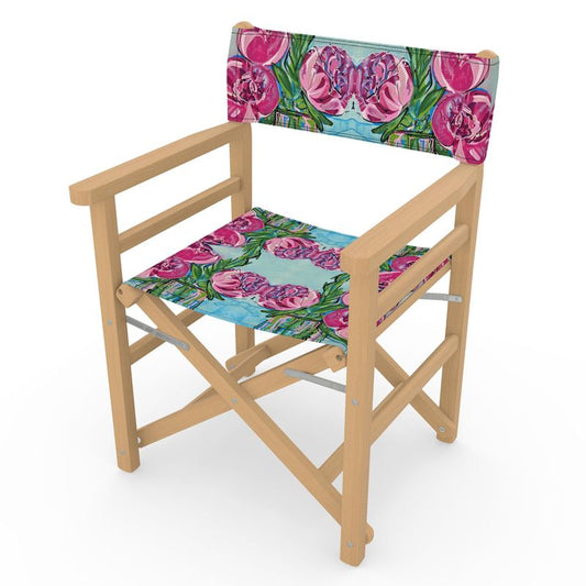 The Peony Kaleidoscope Directors Chair