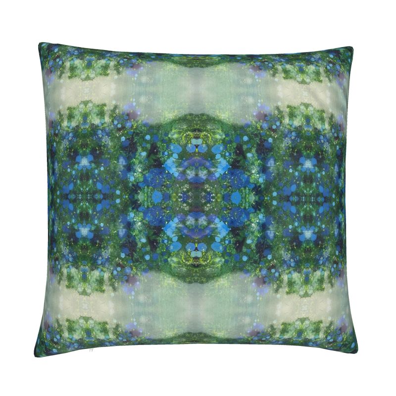 Bluebell View Soft Velvet Cushion Cover