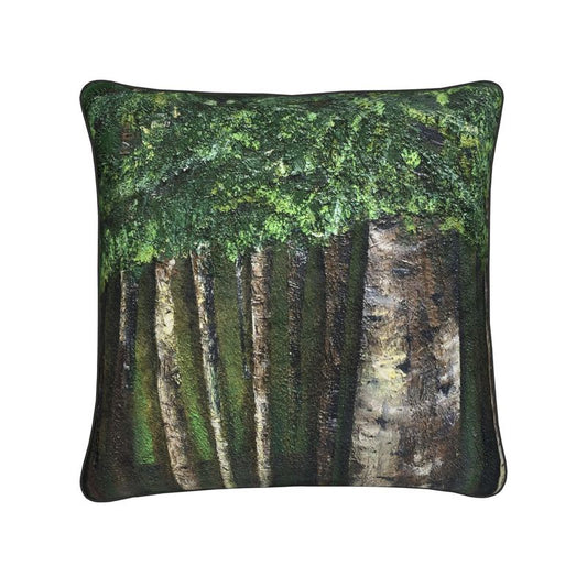 See Through the Trees Cushion with Piping Detail