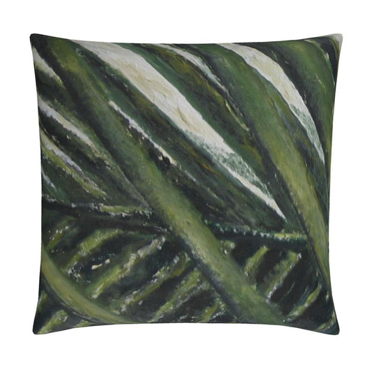 Nic's Leaves Soft velvet Cushion