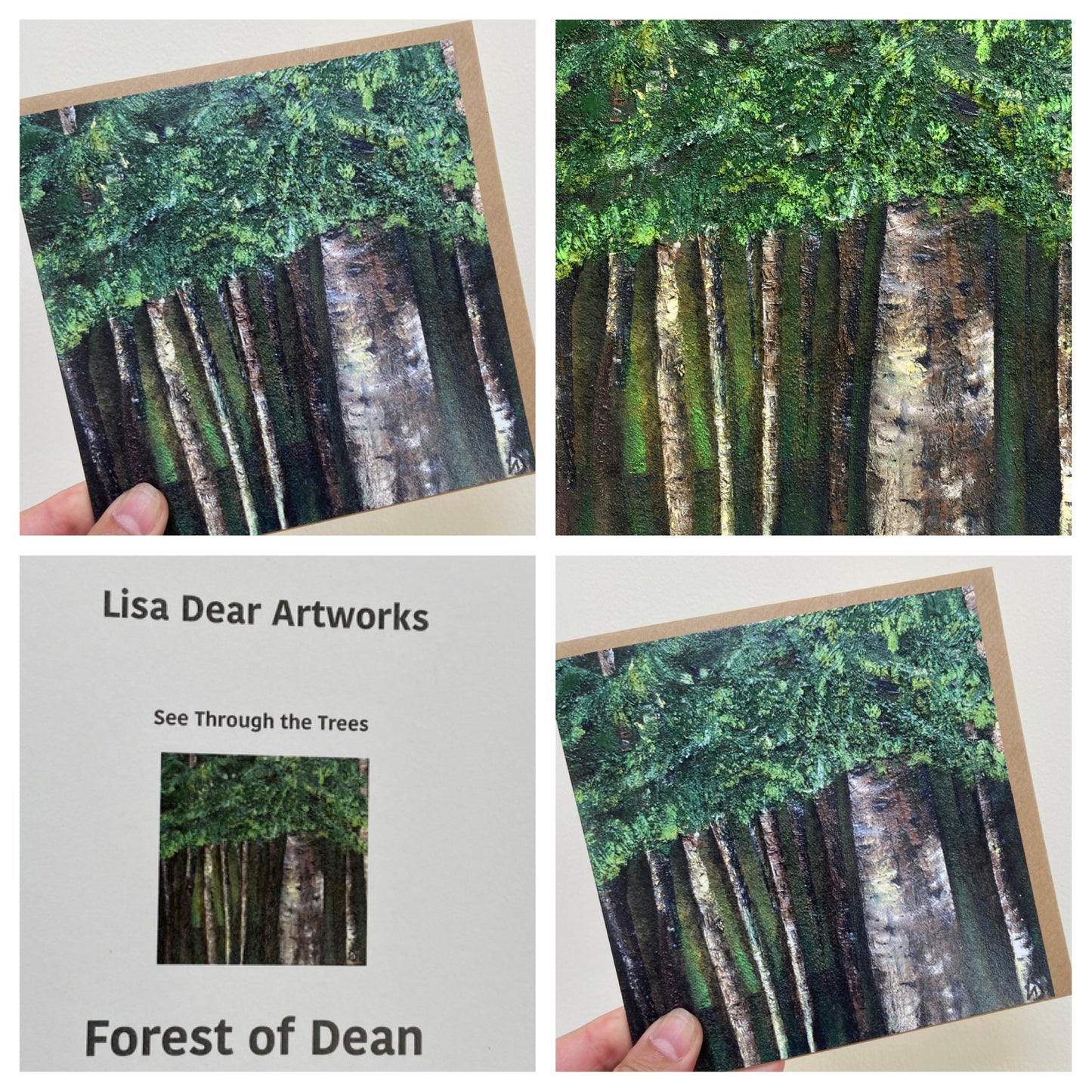 See Through the Trees Greetings Card