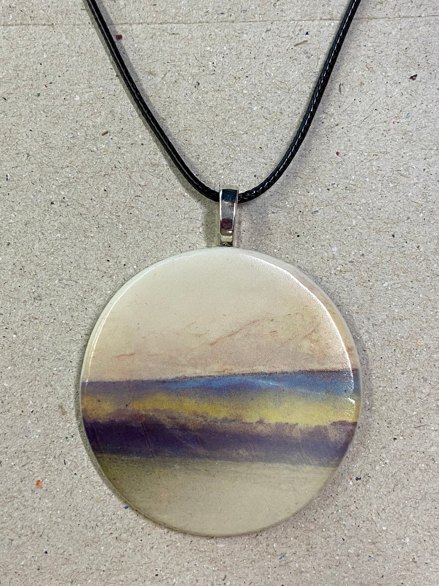 Porcelain Blue Horizon Necklace