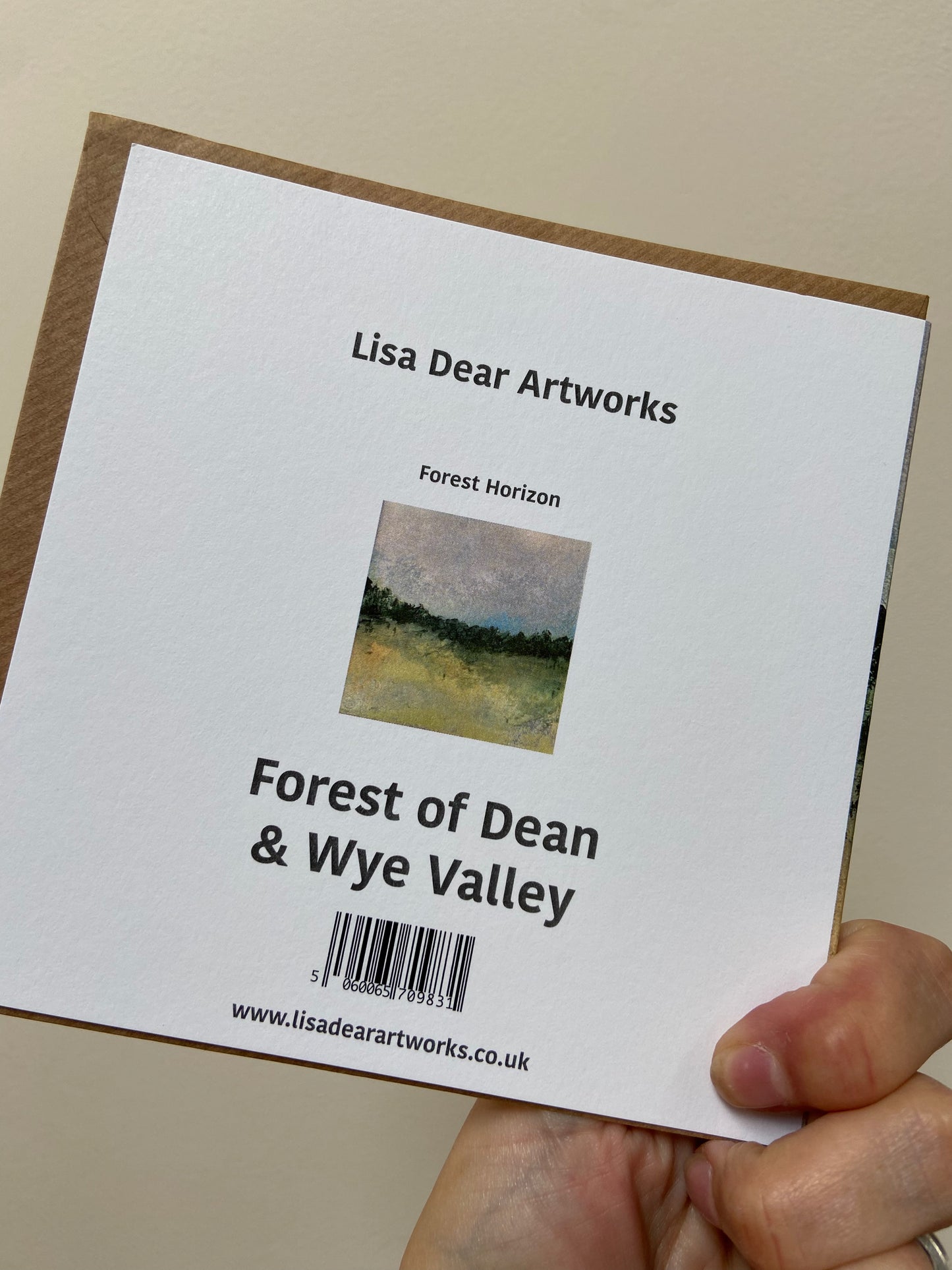 Forest Horizon Greetings Card