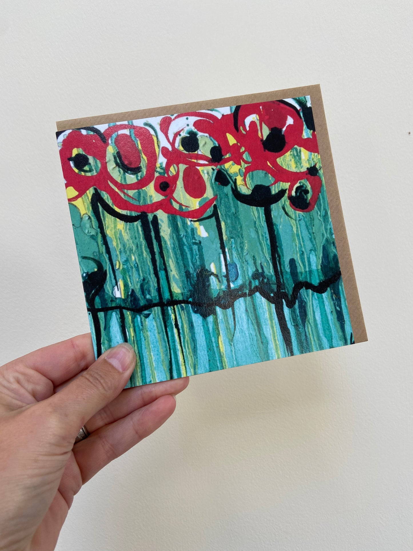 Poppy Roundabout Greetings Card