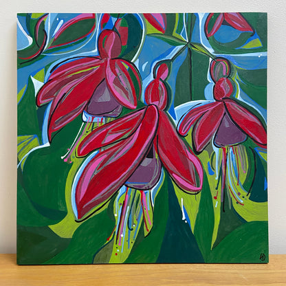 Pendant Blooms Original Painting