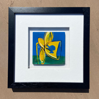 Daffodil Ceramic Tiles Original Paintings