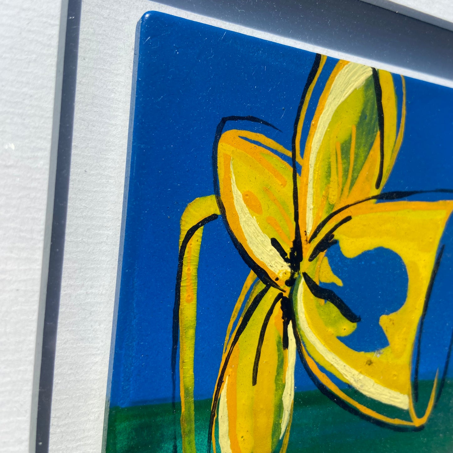 Daffodil Ceramic Tiles Original Paintings