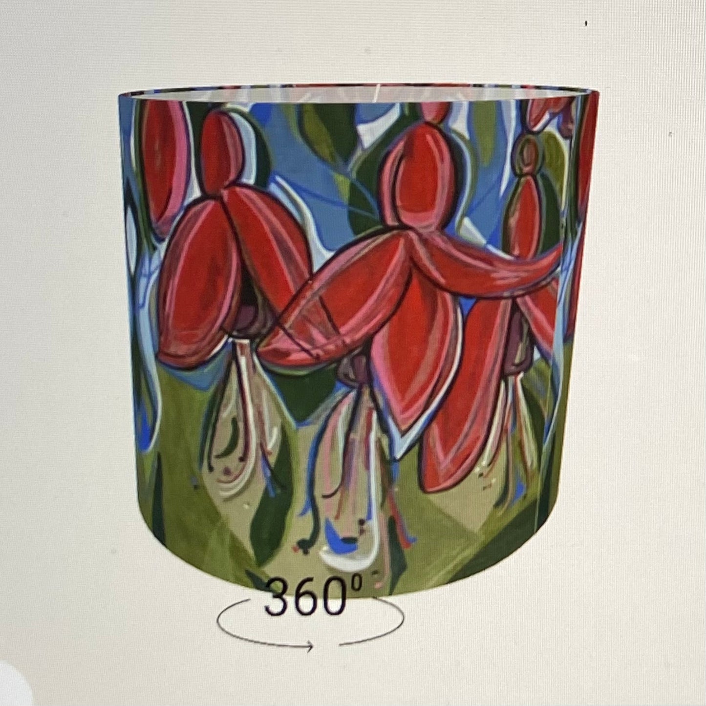 Mrs Popple Fuchsia Lamp Shade