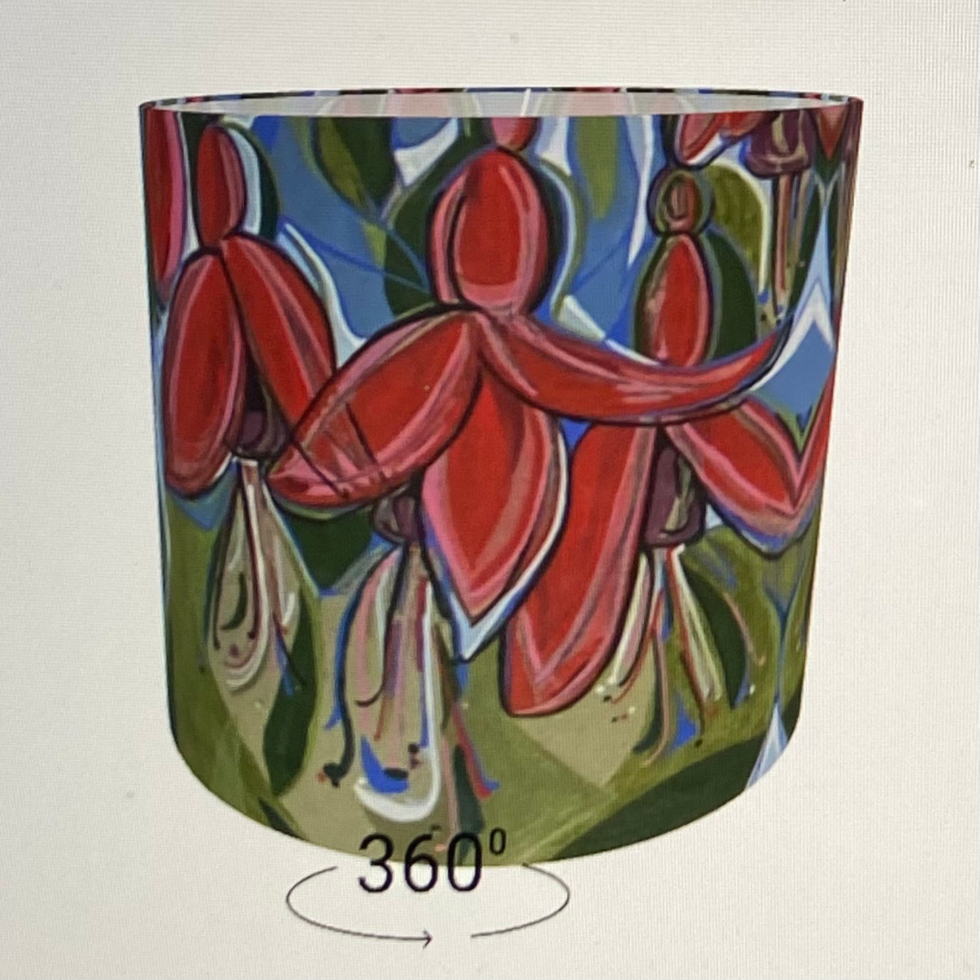 Mrs Popple Fuchsia Lamp Shade